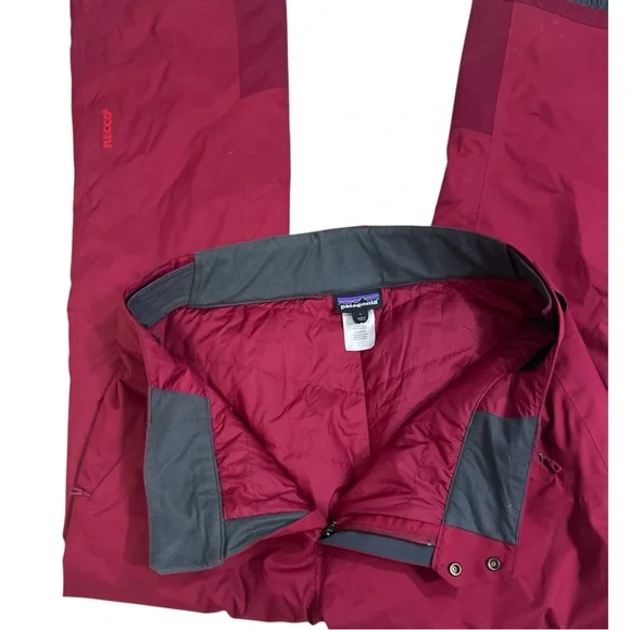 Patagonia Women’s Large Insulated Snowbelle Snow Pants Magenta - Picture 4 of 10